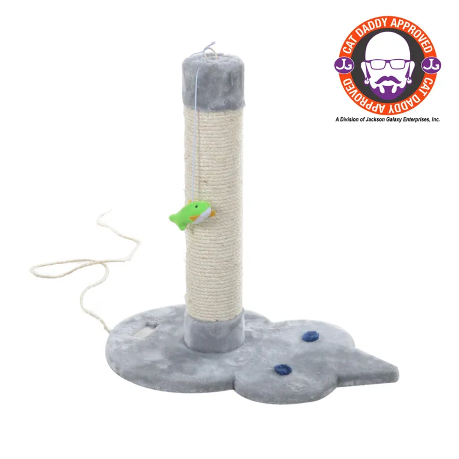 AeroMark International Inc Real Wood Mouse Shape Cat Scratcher Toy