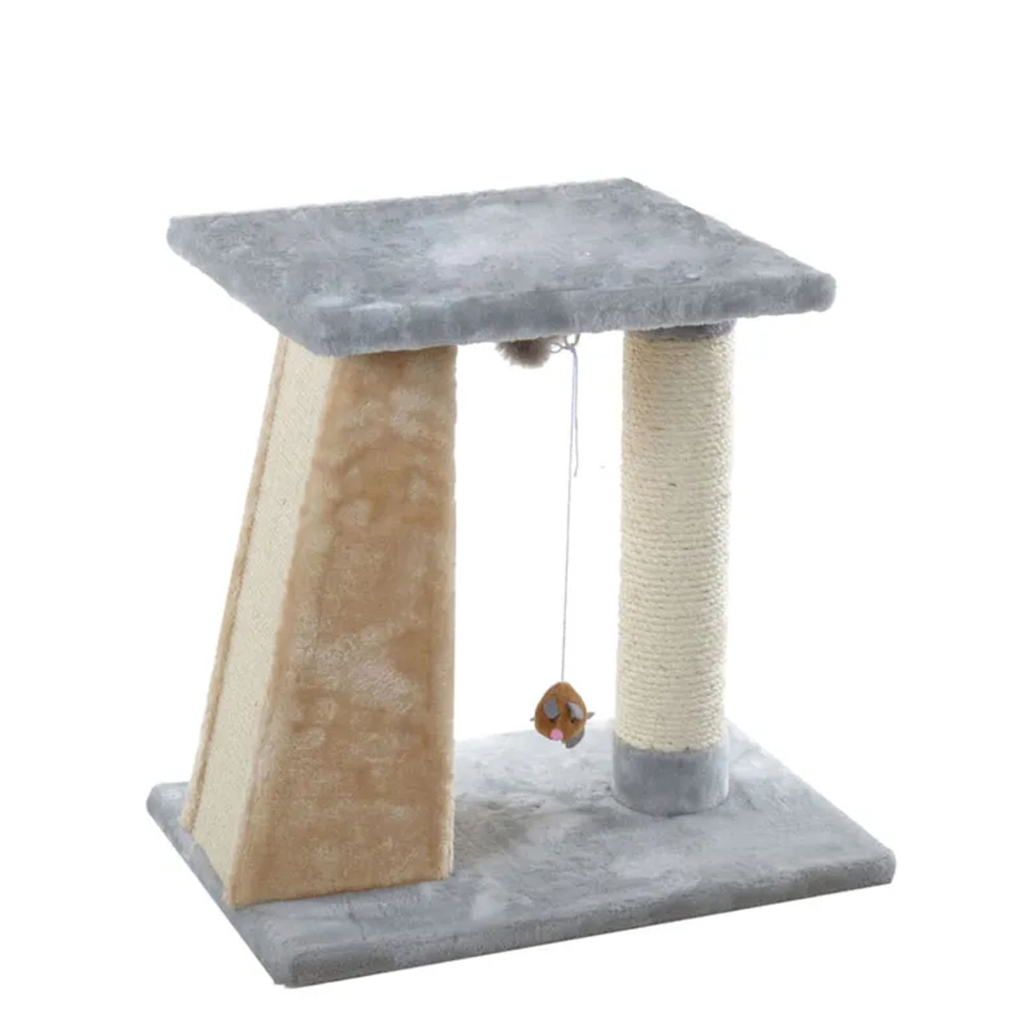 AeroMark International Inc Armarkat  2 Level Platform Scratcher Real Wood Cat Post Scratchers