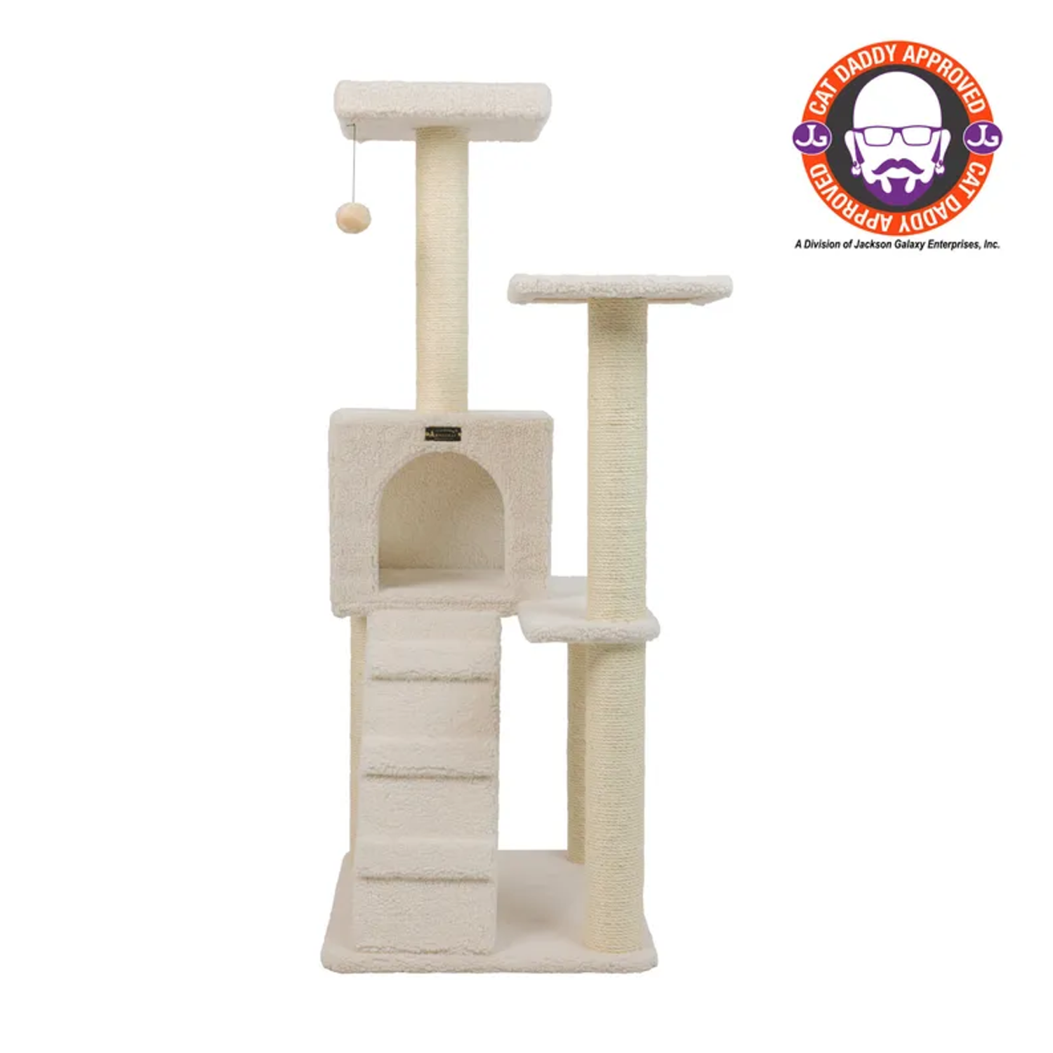 AeroMark International Inc Armarkat Fleece Covered 53" High Cat tree