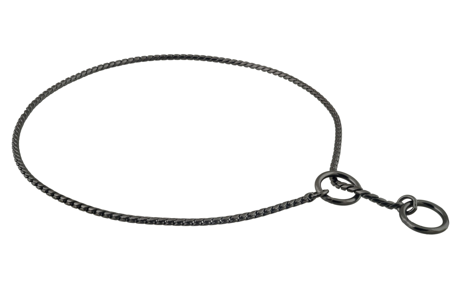 Alvalley LLC Slip Snake Show Chain Collar (16 in x 2.4mm) Dog Collars