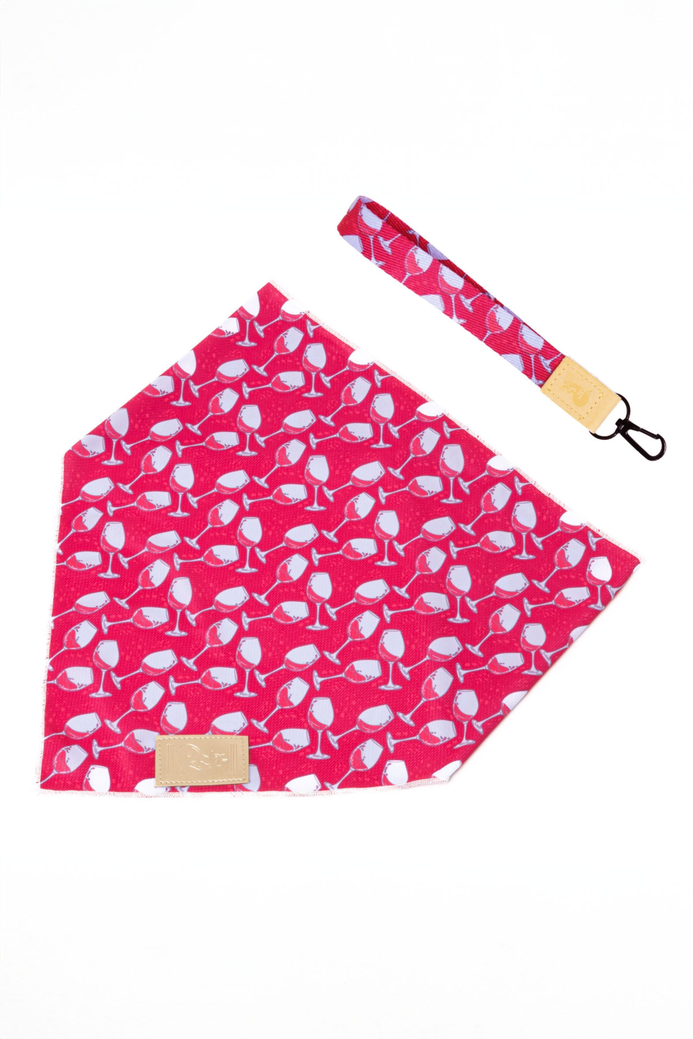 Aria the Fox LLC Red Mountain Syrah Dog Bandana & Matching Keychain Dog Bandanas
