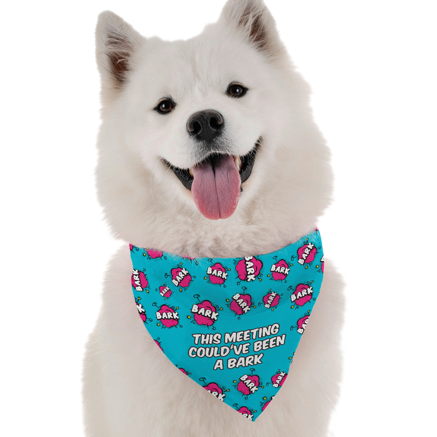 Bandoggies This Meeting Could've Been a Bark Dog Bandanas