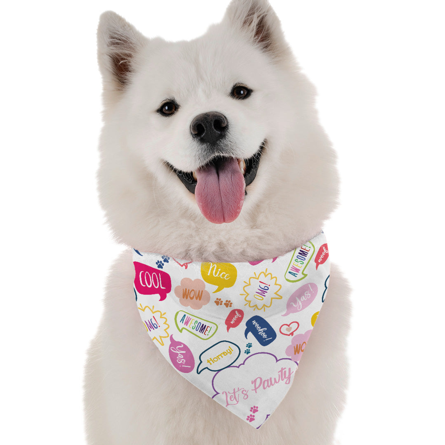 Bandoggies Let's Pawty (Girl) Dog Bandanas