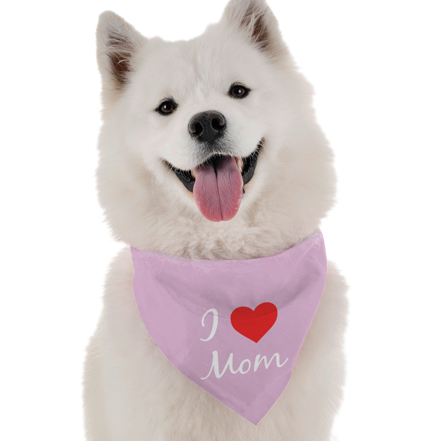 Bandoggies I Love Mom Dog Bandanas
