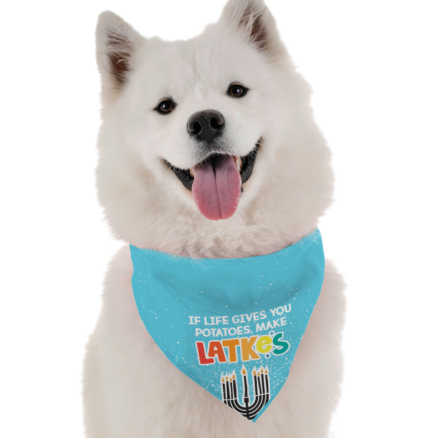 Bandoggies Make Latkes Dog Bandanas