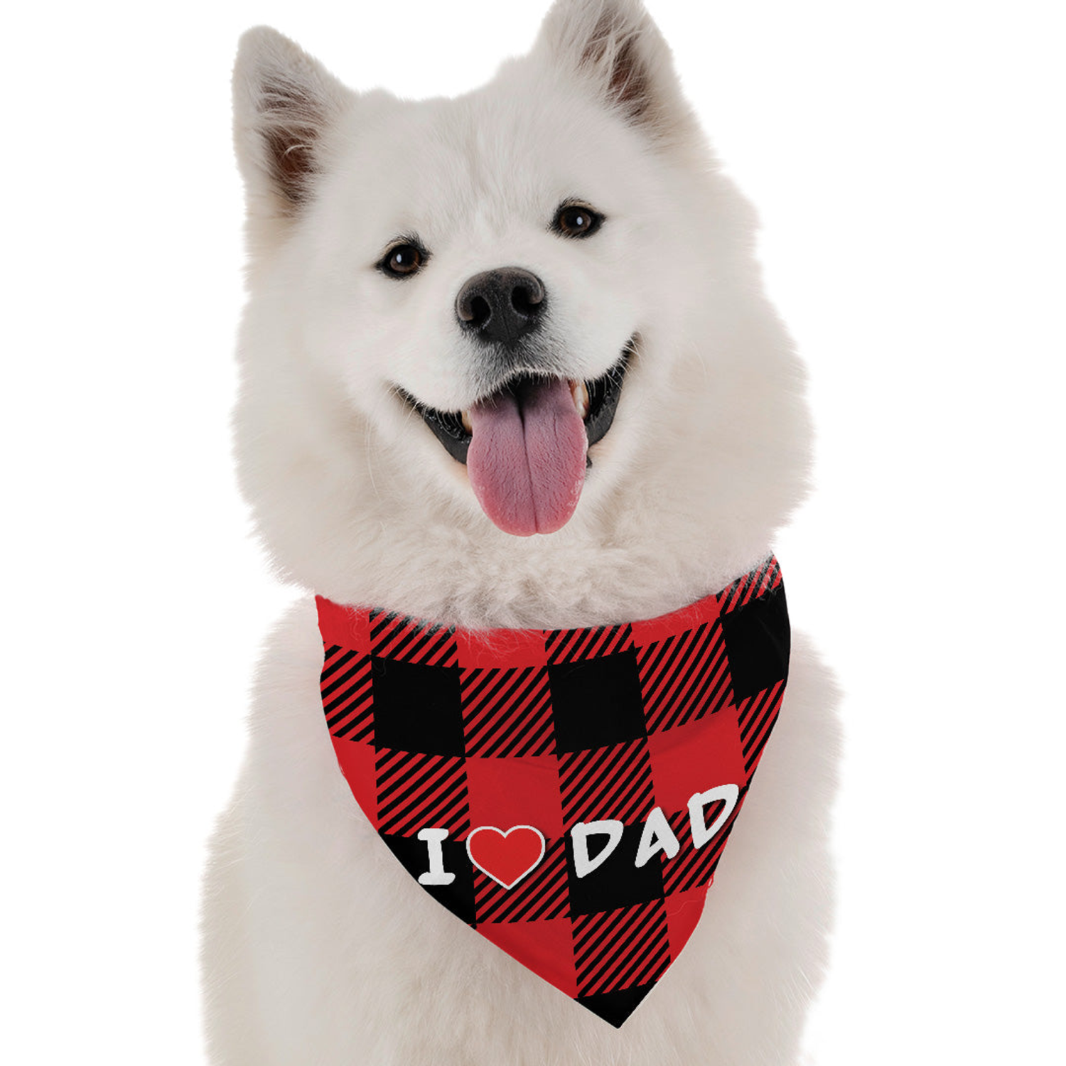Bandoggies I Love Dad Dog Bandanas