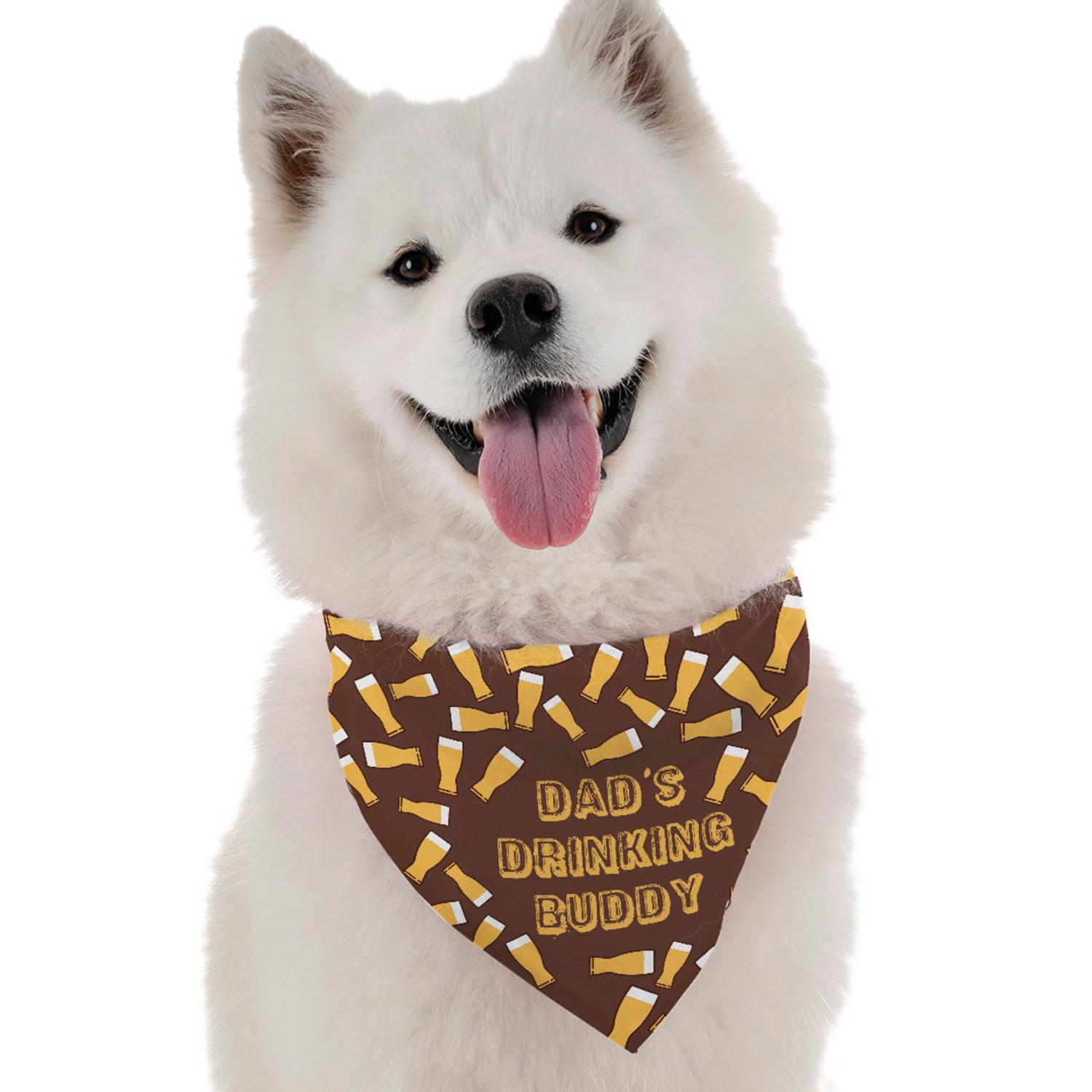 Bandoggies Dad's Drinking Buddy Dog Bandanas