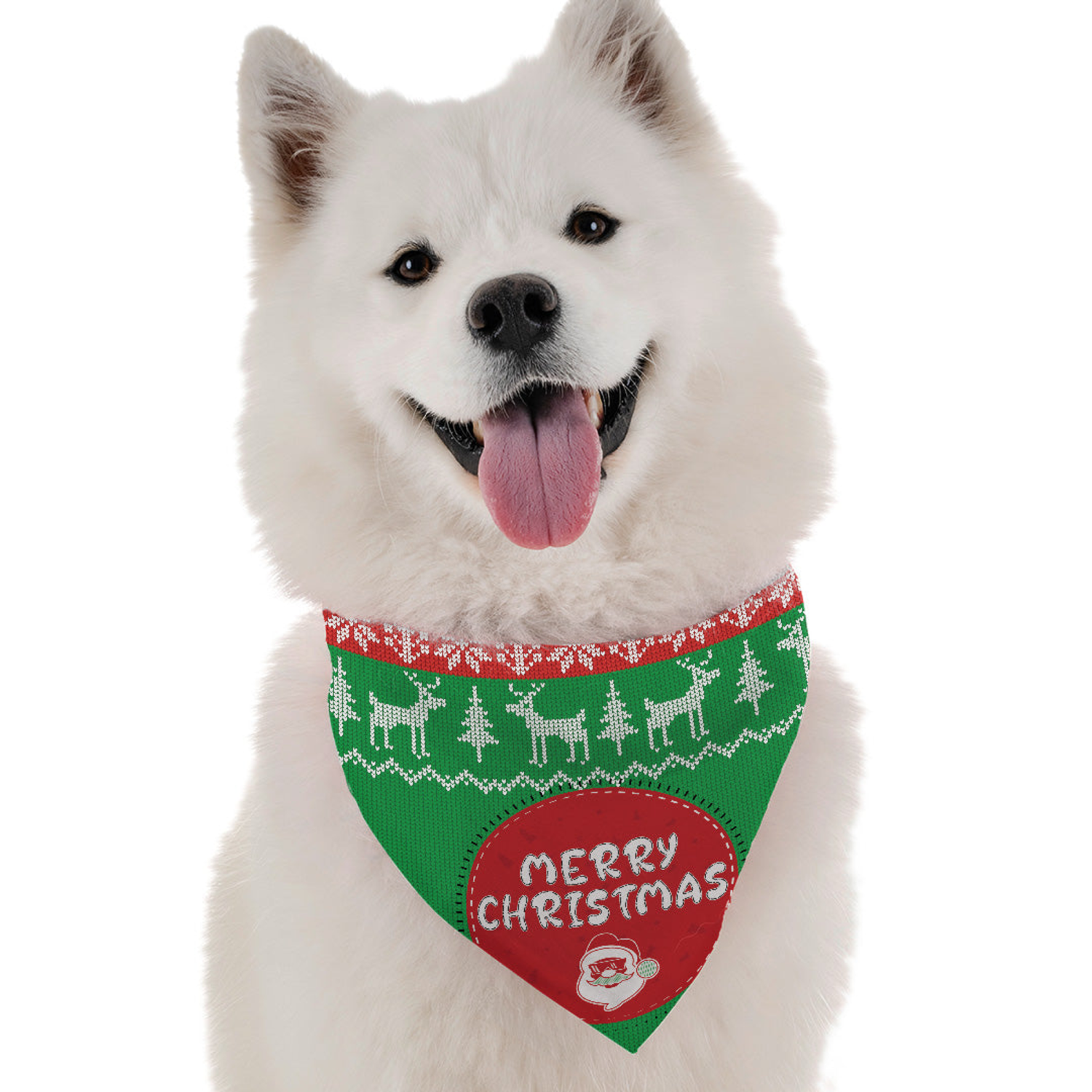 Bandoggies Ugliest Xmas Sweater Dog Bandanas