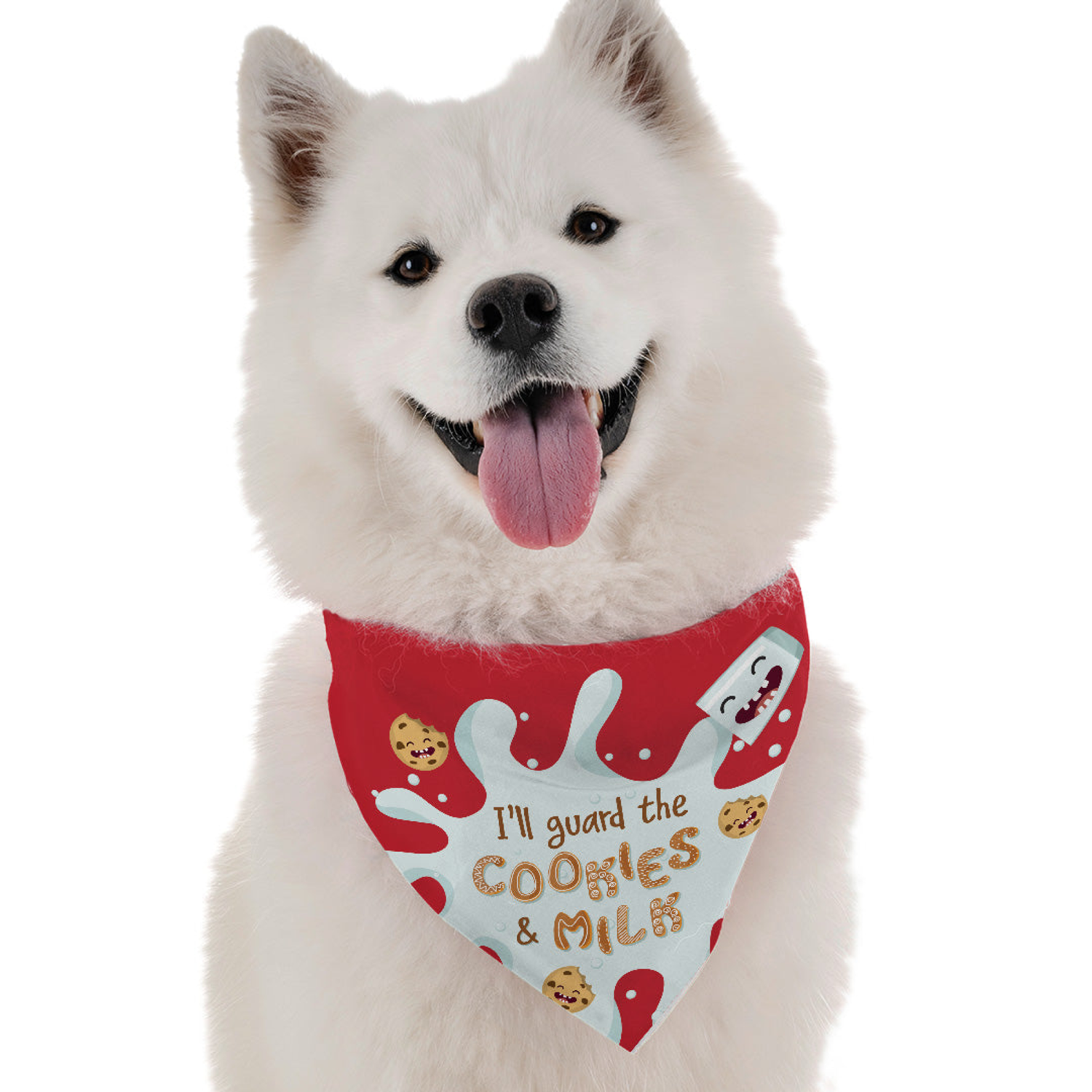 Bandoggies Cookies and Milk Dog Bandanas