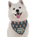 Bandoggies Cutest Reindeer of All Dog Bandanas