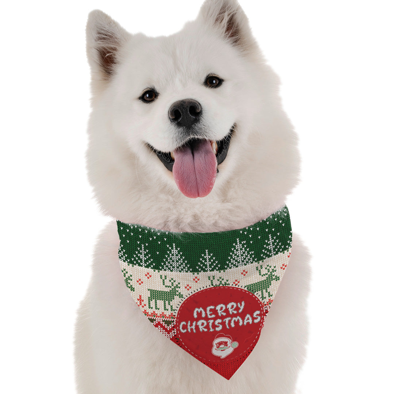 Bandoggies Uglier Xmas Sweater Dog Bandanas