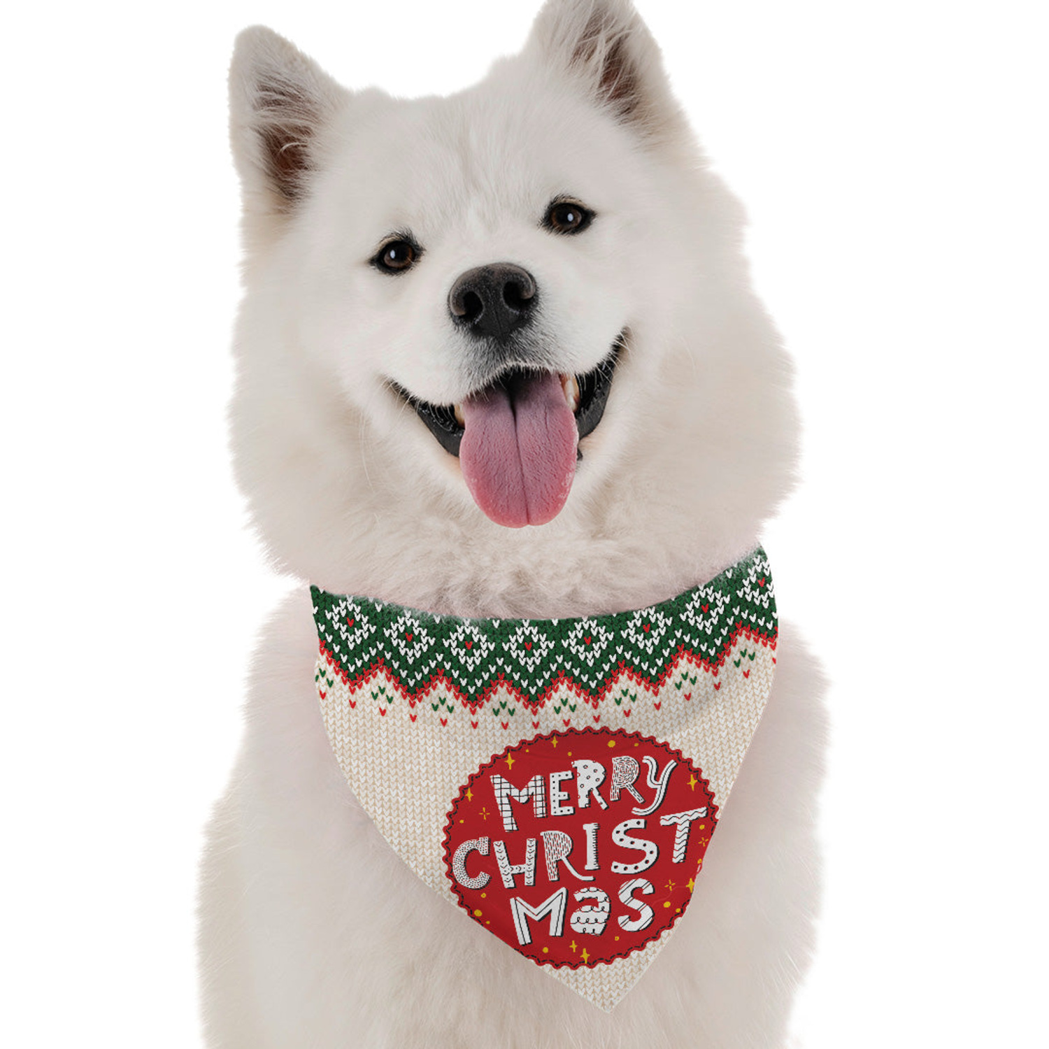 Bandoggies Ugly Xmas Sweater Dog Bandanas