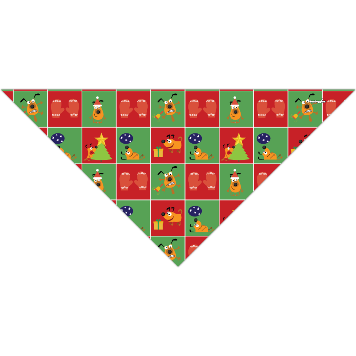Bandoggies Santa Paws Dog Bandanas