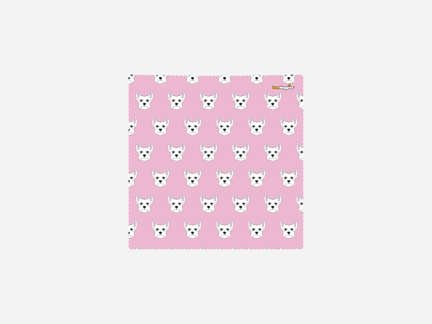 Bandoggies Scottie Microfiber Cleaning Cloth Dog Bandanas