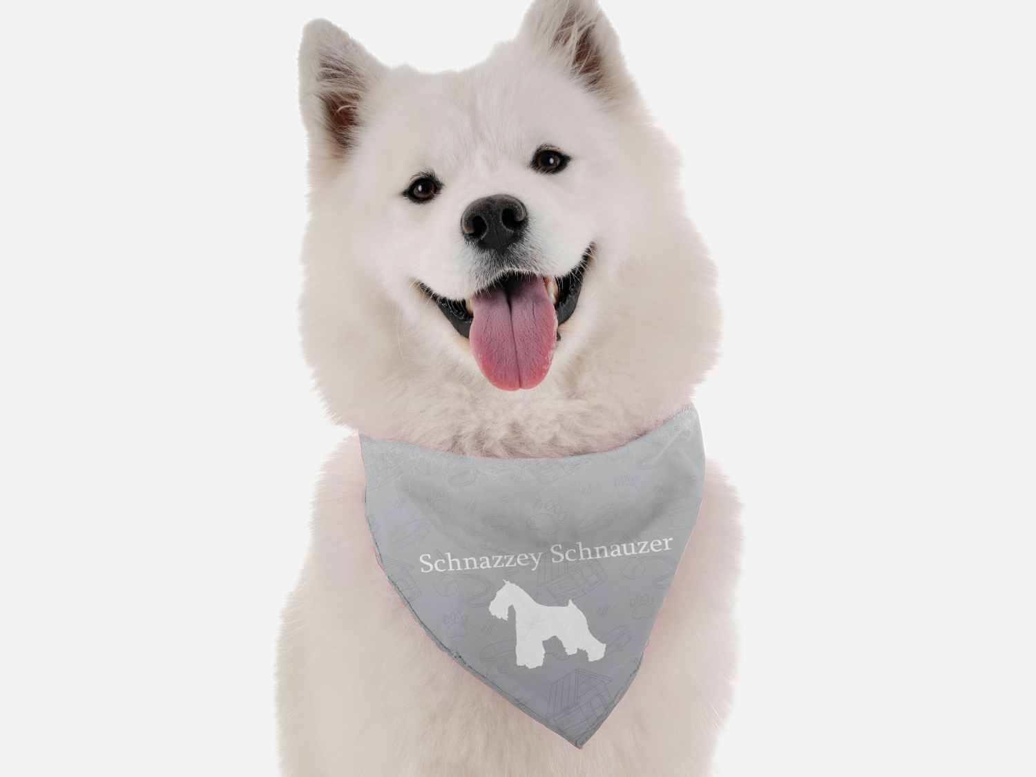 Bandoggies Schnazzey Schnauzer Dog Bandanas