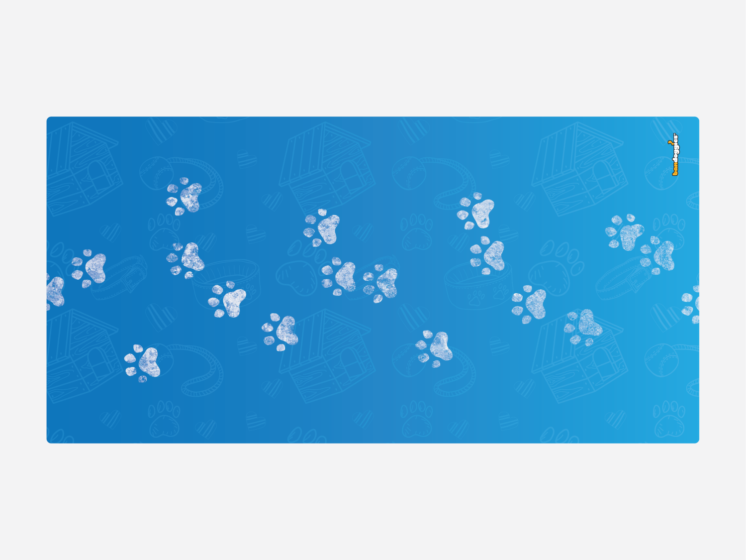 Bandoggies Standard Floor Mat & Towel Dog Bandanas