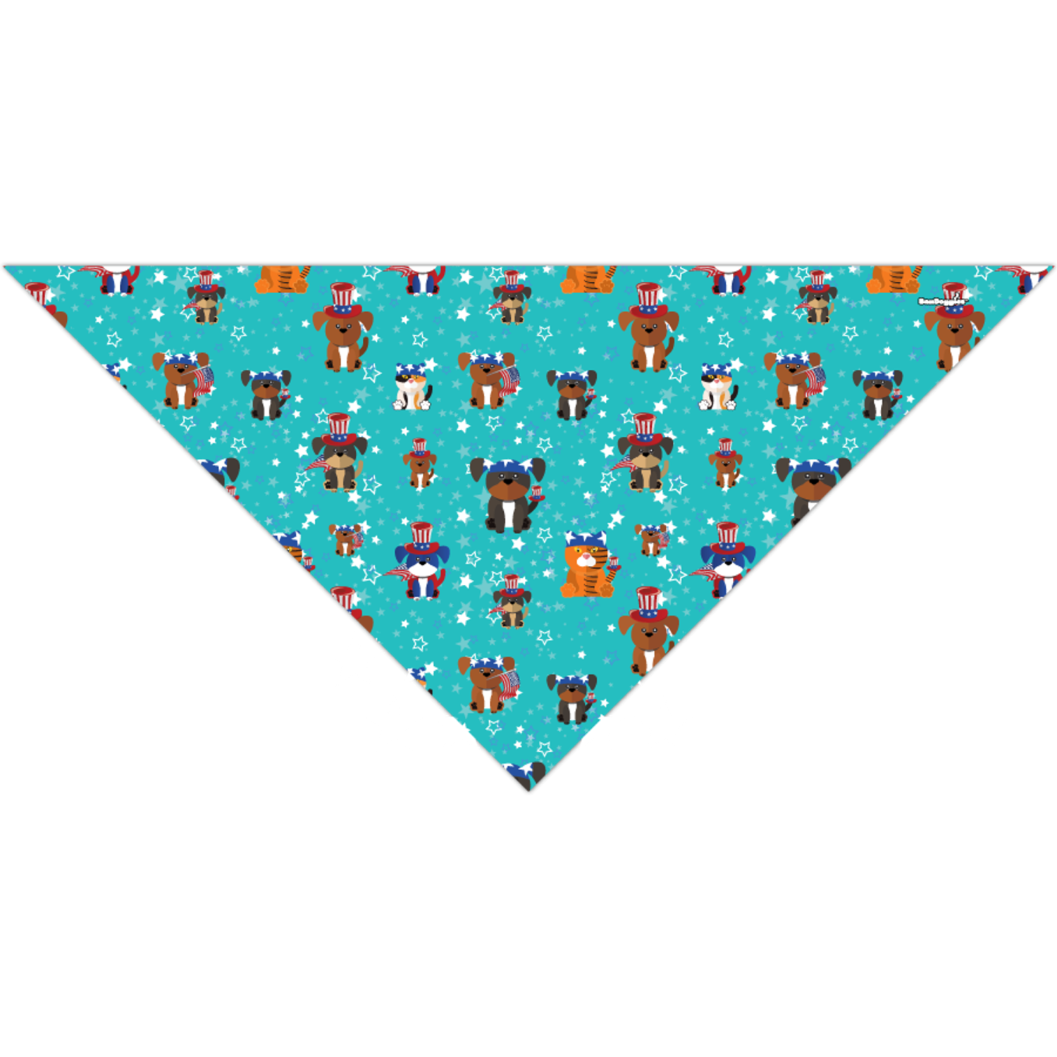 Bandoggies Patriotic Pooch Dog Bandanas