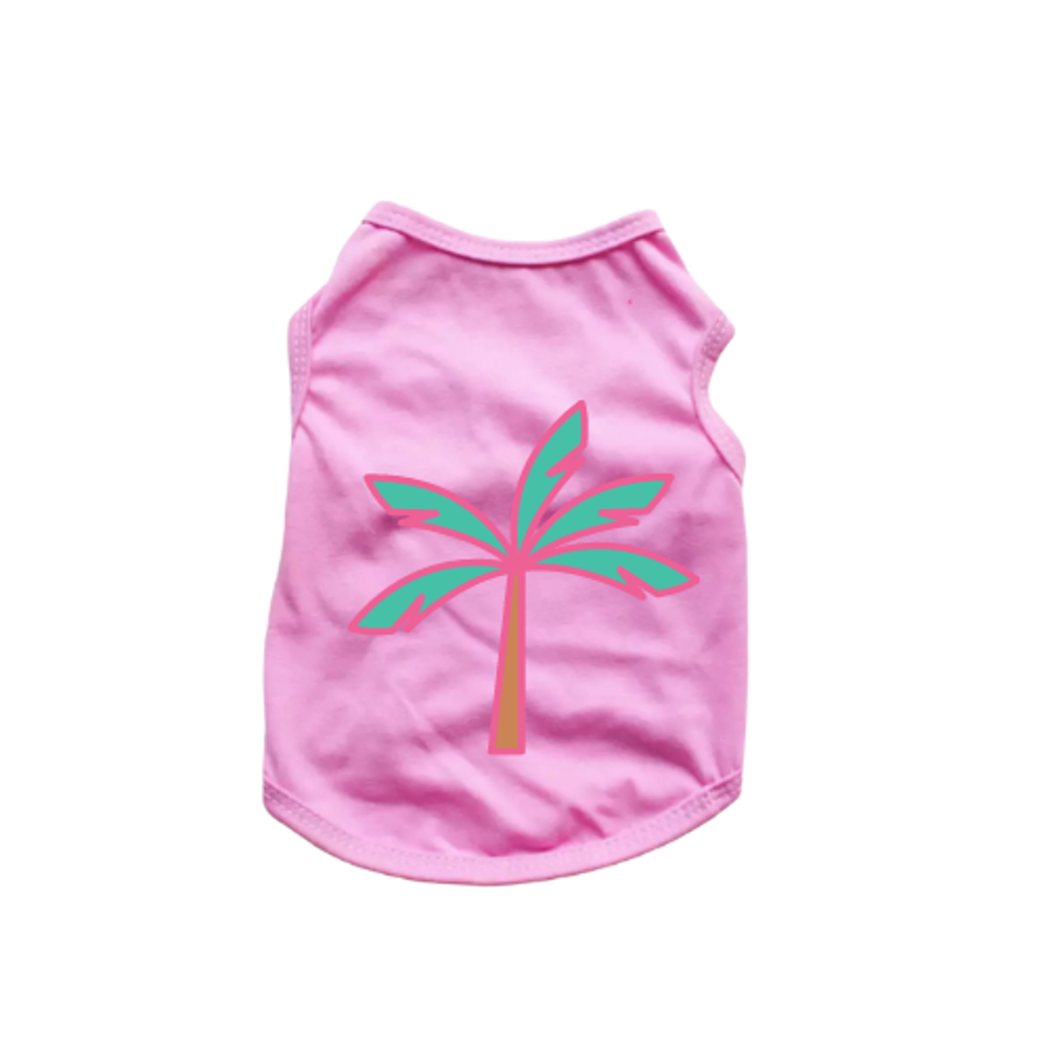 Bark Fifth Avenue Palm Tree Tank Top Dog Clothes