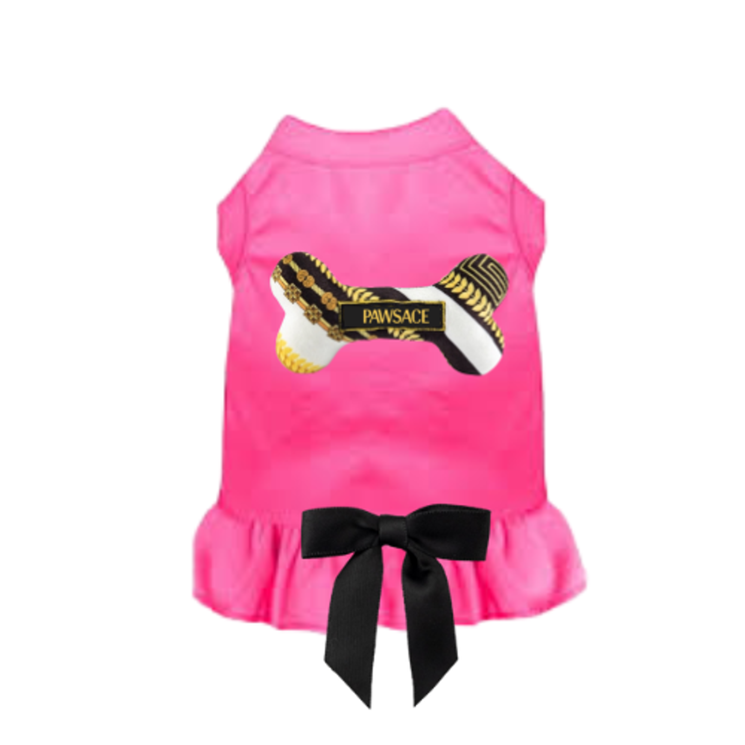 Bark Fifth Avenue Pawsace Bone Dog Dress Dog Clothes