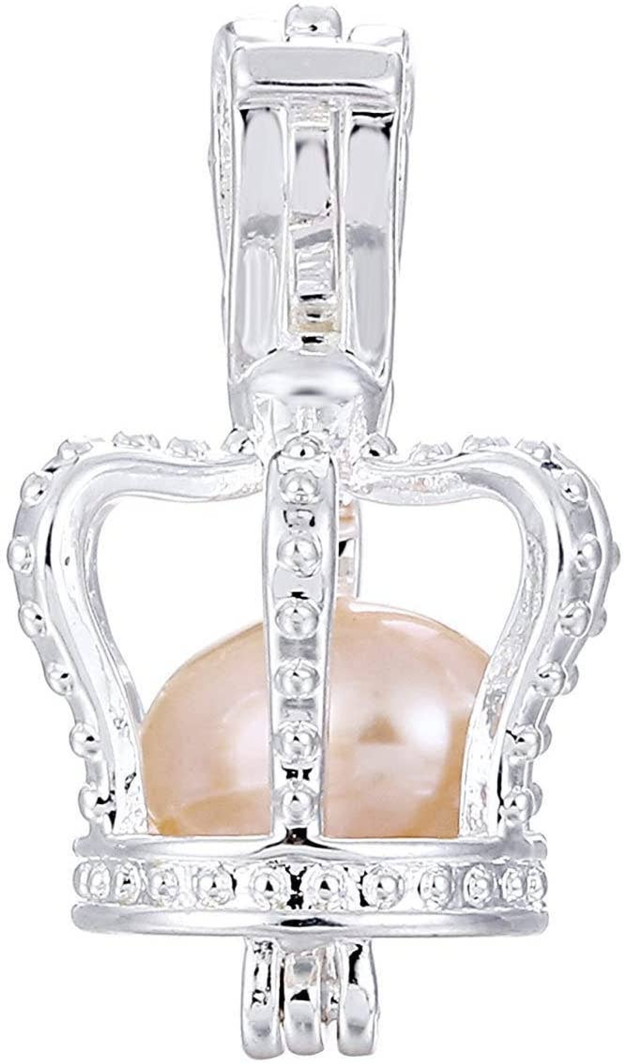 Bark Fifth Avenue Pearl Crown Pendant - Small Pet Accessories
