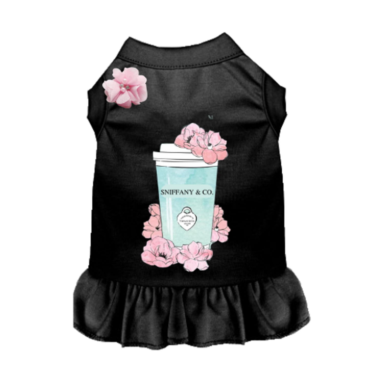 Bark Fifth Avenue Sniffany and Coffee Dog Dress Dog Clothes
