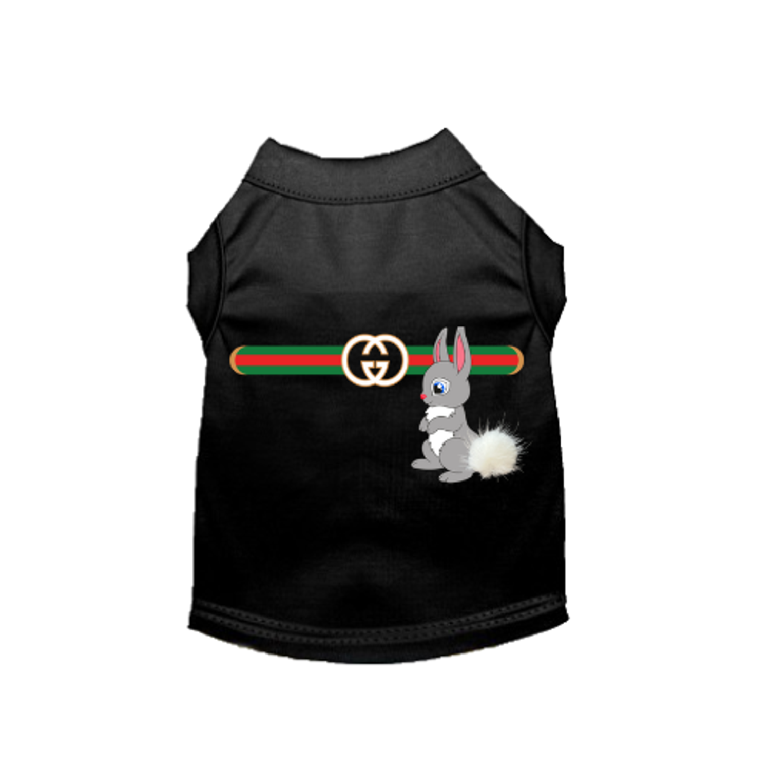Bark Fifth Avenue Gucchewi Bunny- Dog Shirt Dog Clothes