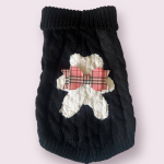 Bark Fifth Avenue Chenille Bear Knit Turtleneck Dog Sweater Dog Clothes