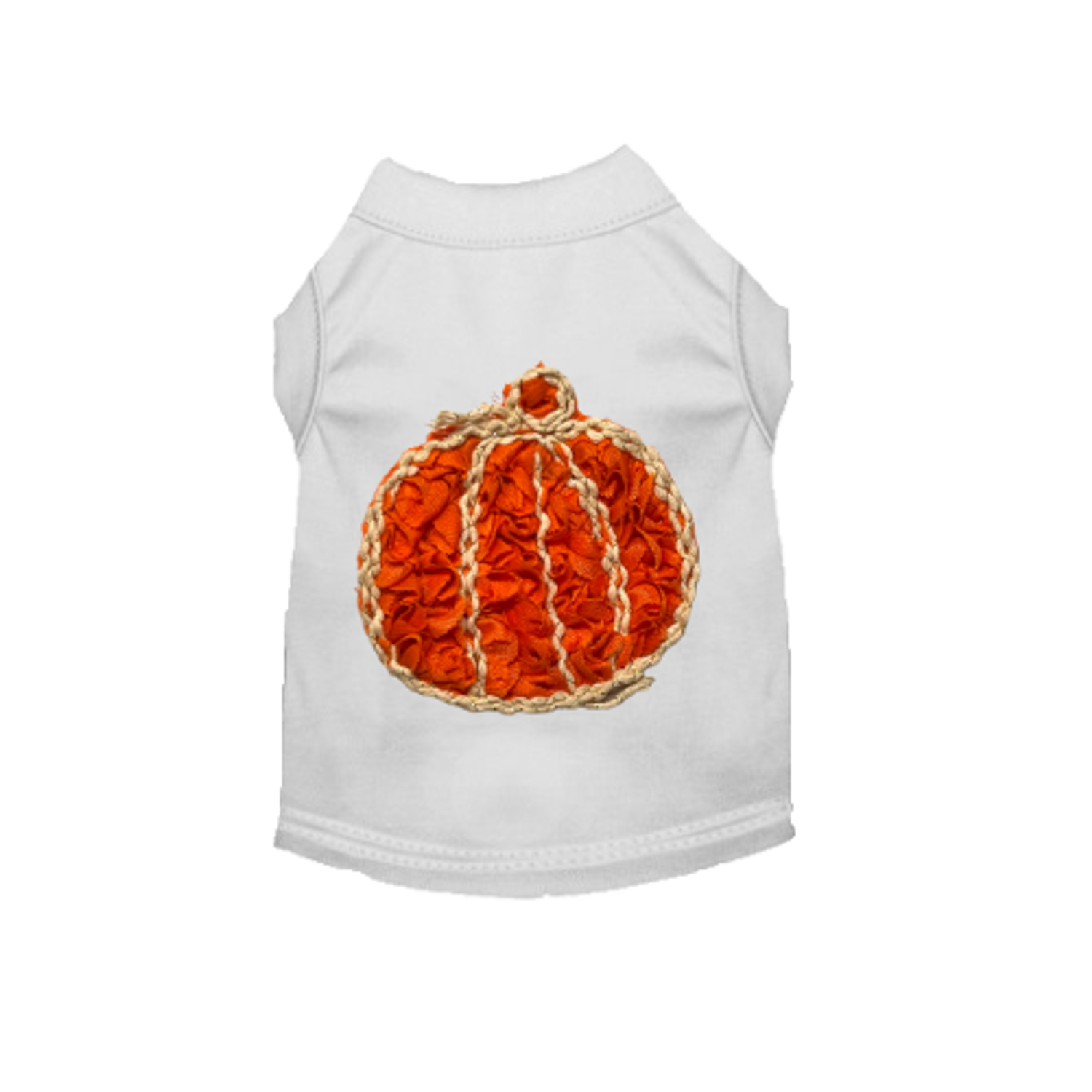 Bark Fifth Avenue Chiffon Rose Halloween Pumpkin Shirt Dog Clothes