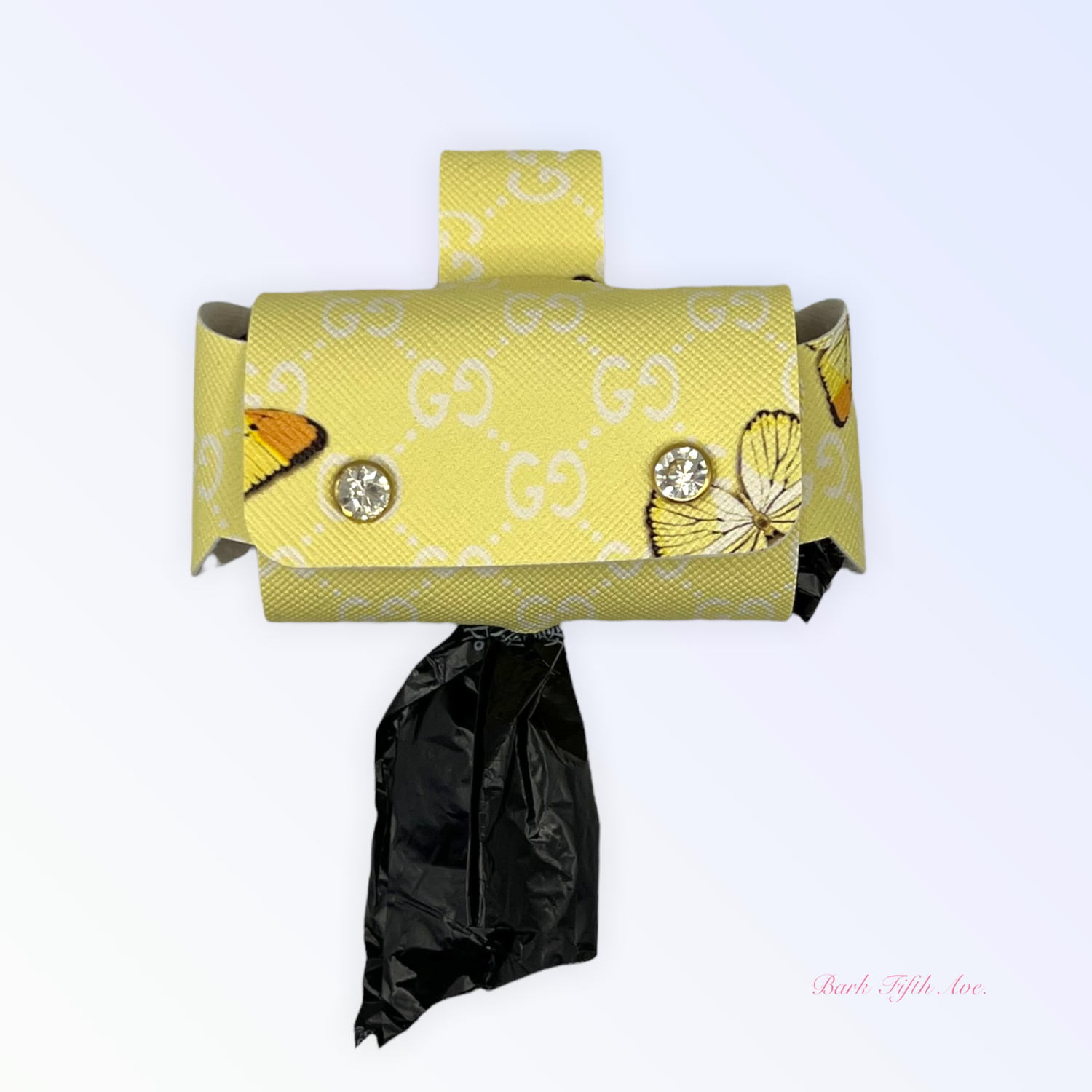 Bark Fifth Avenue Summer Butterfly Pickup Bag Holder - LIMITED EDITION Waste Bags & Cans