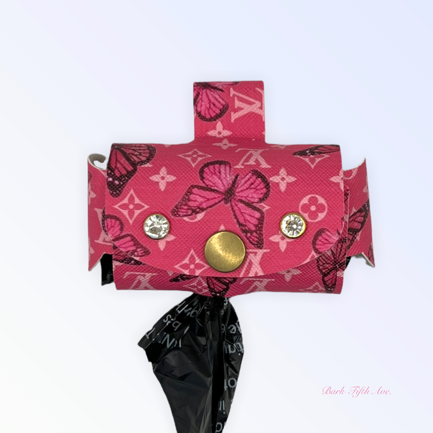 Bark Fifth Avenue Summer Butterfly Pickup Bag Holder - LIMITED EDITION Waste Bags & Cans