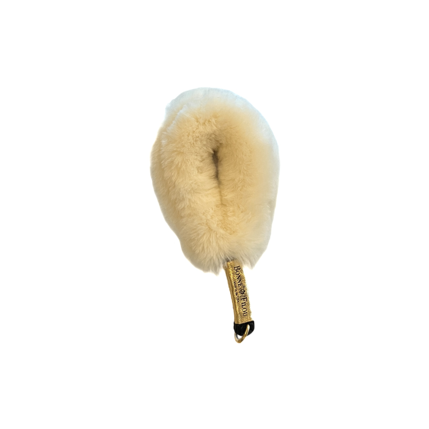 Bonne et Filou Shearling Fur Grip Dog Leashes