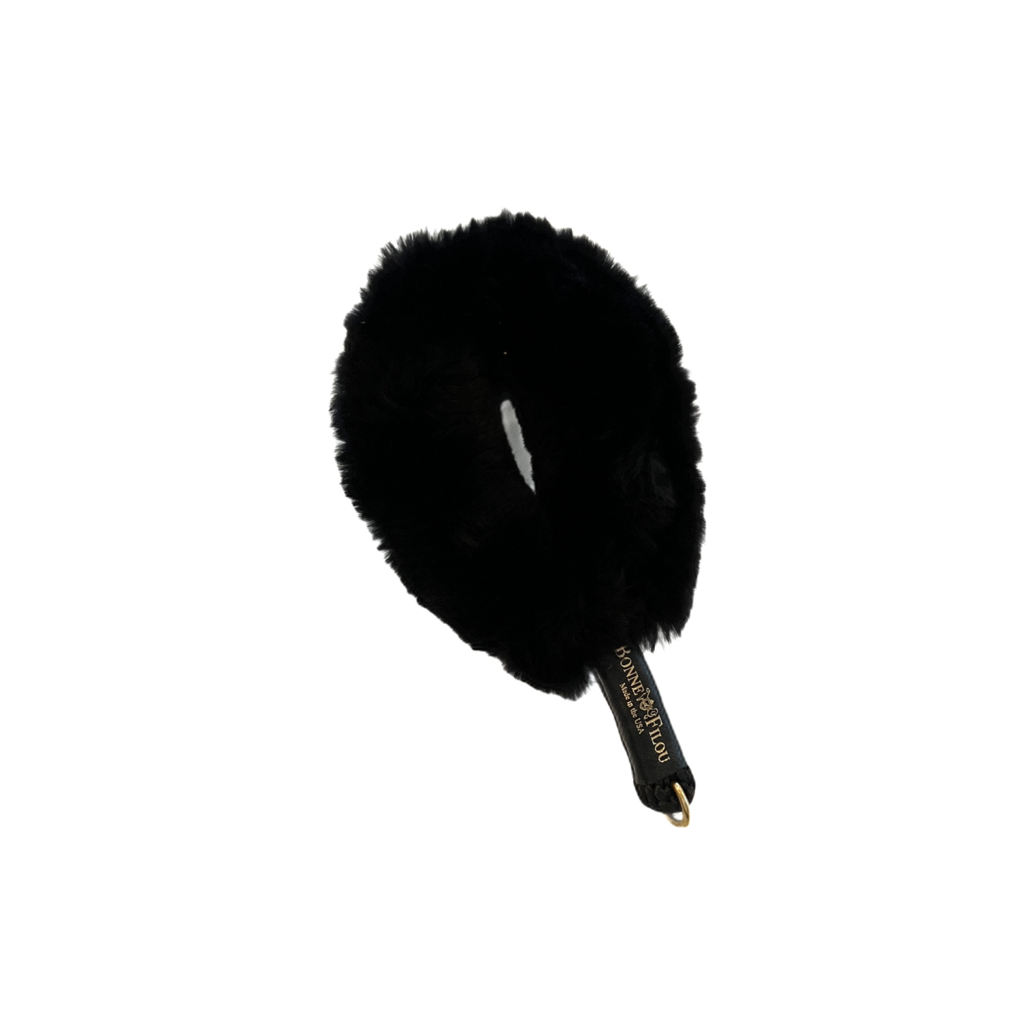 Bonne et Filou Shearling Fur Grip Dog Leashes
