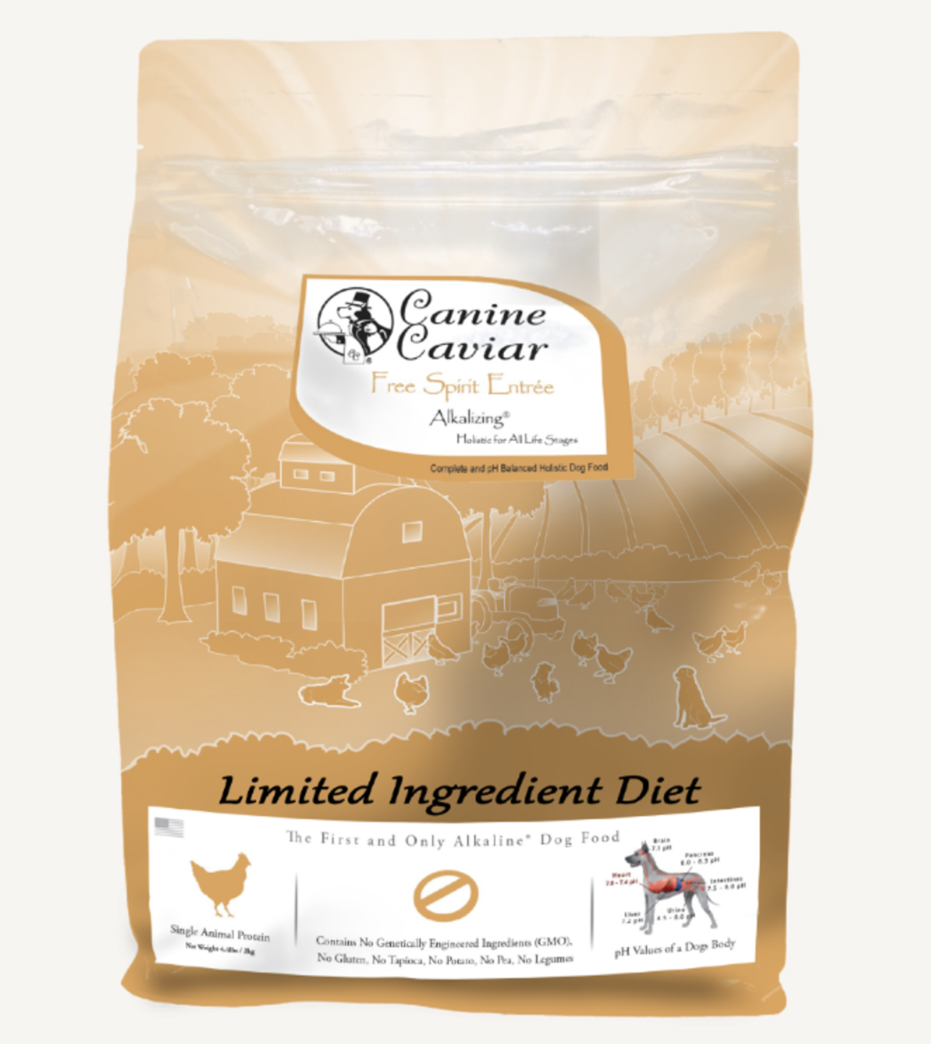 Canine Caviar Free Spirit Limited Ingredient Alkaline Entree All Life Stages Dog Food
