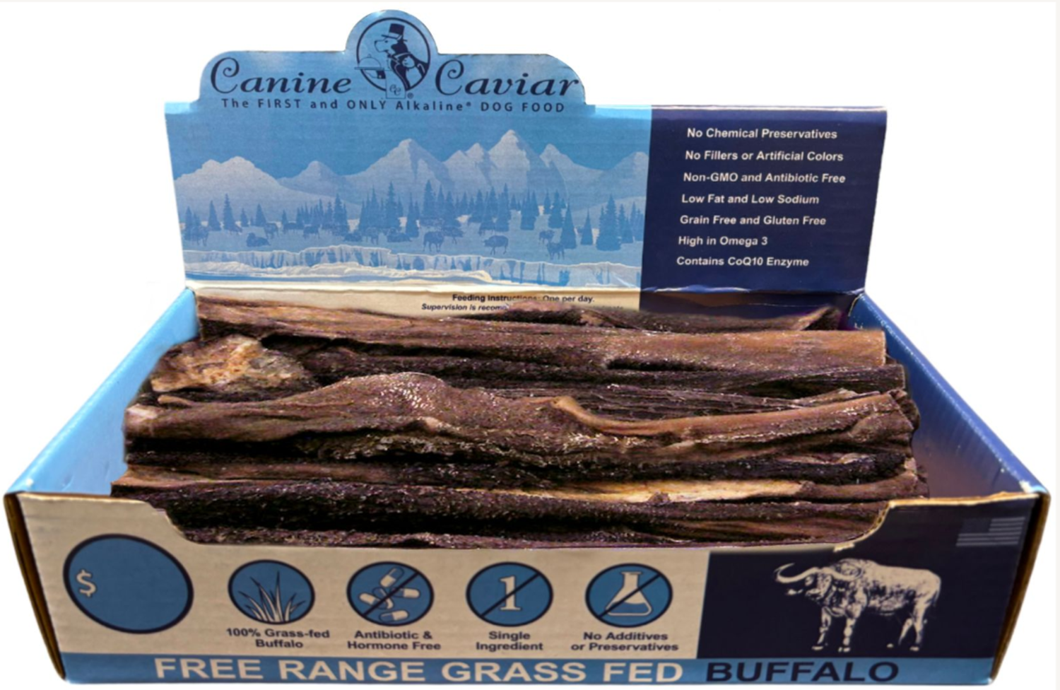 Canine Caviar Tripe Flat - Vanilla 12" box Dog Food