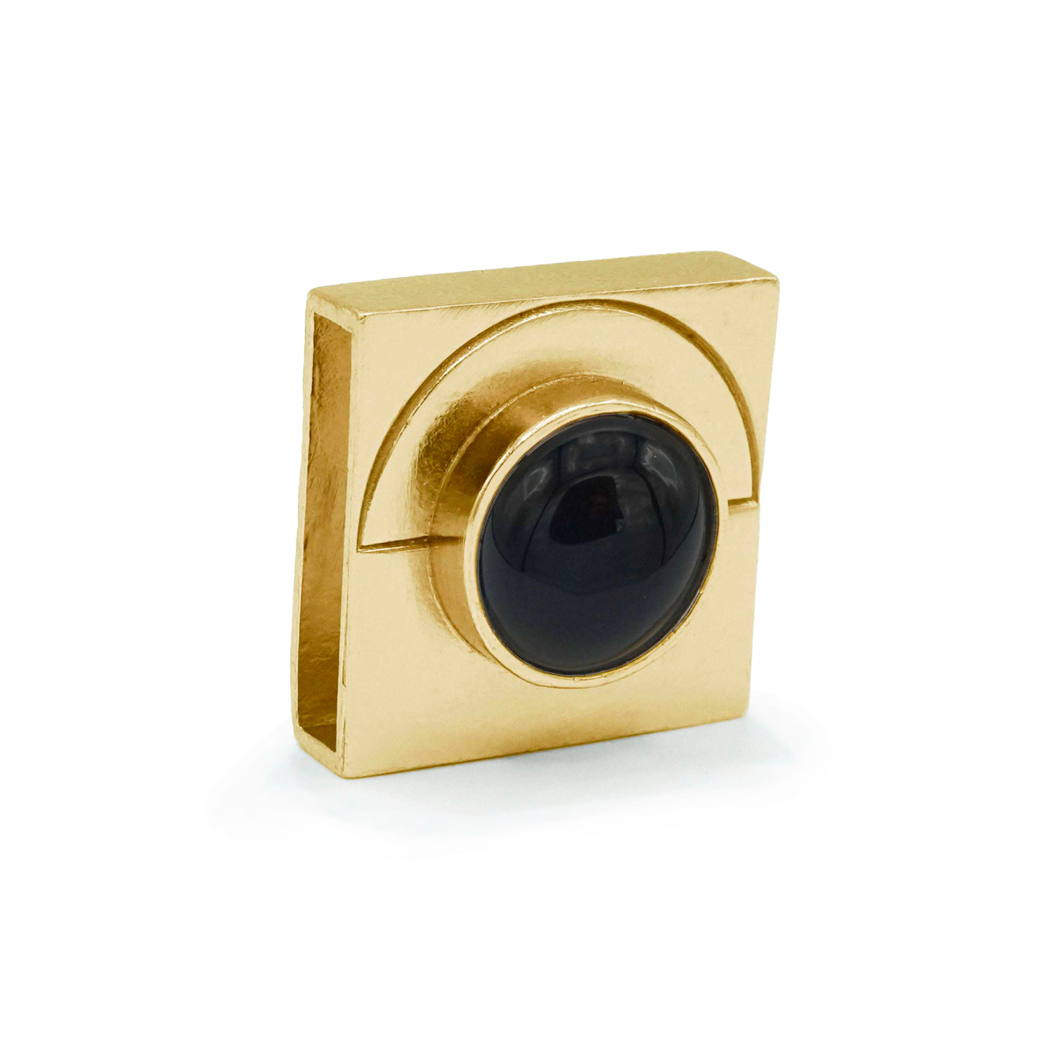 DIPHDA Onyx Moon Collar Charm Pet Accessories