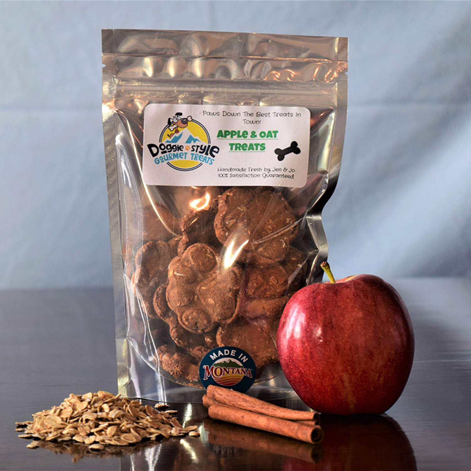 Doggie Style Gourmet Treats LLC Apple & Oat Treats Dog Treats
