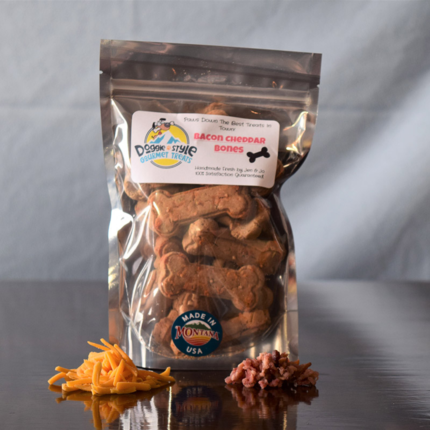 Doggie Style Gourmet Treats LLC Bacon Cheddar Bones Dog Treats
