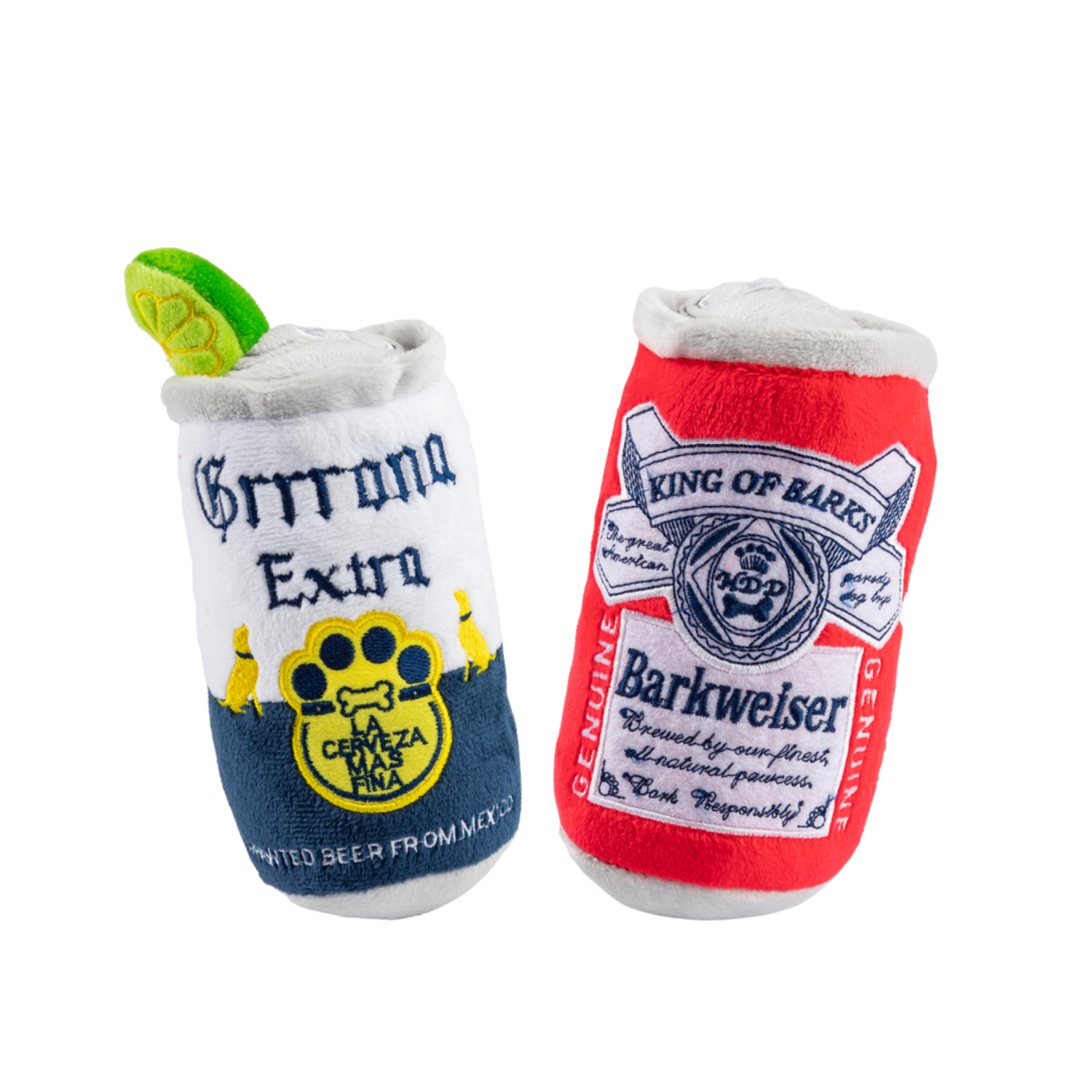 Haute Diggity Dog LLC Beer Can Bundle Squeaker Dog Toy Dog Toys