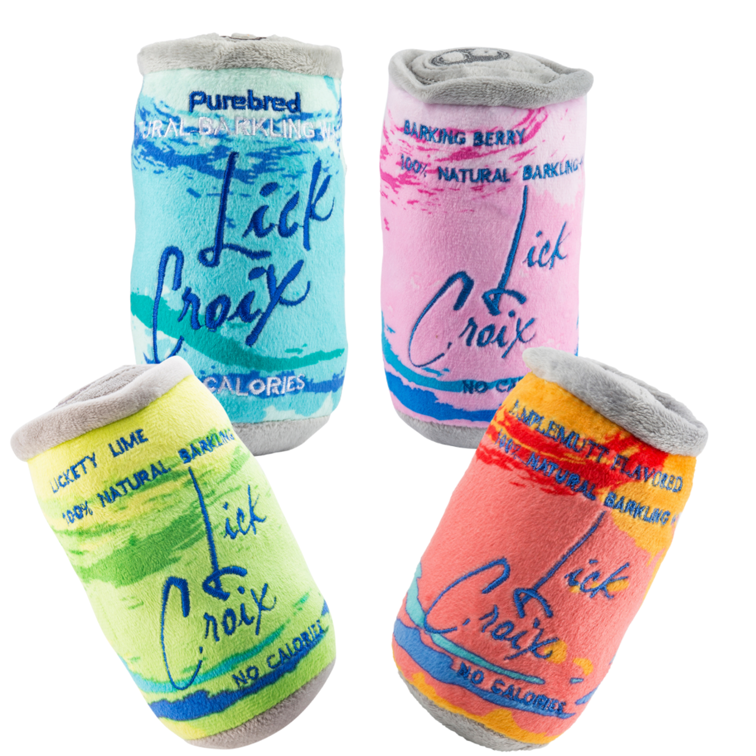 Haute Diggity Dog LLC LickCroix 4-Pack Bundle - Size Large Squeaker Dog Toy Dog Toys