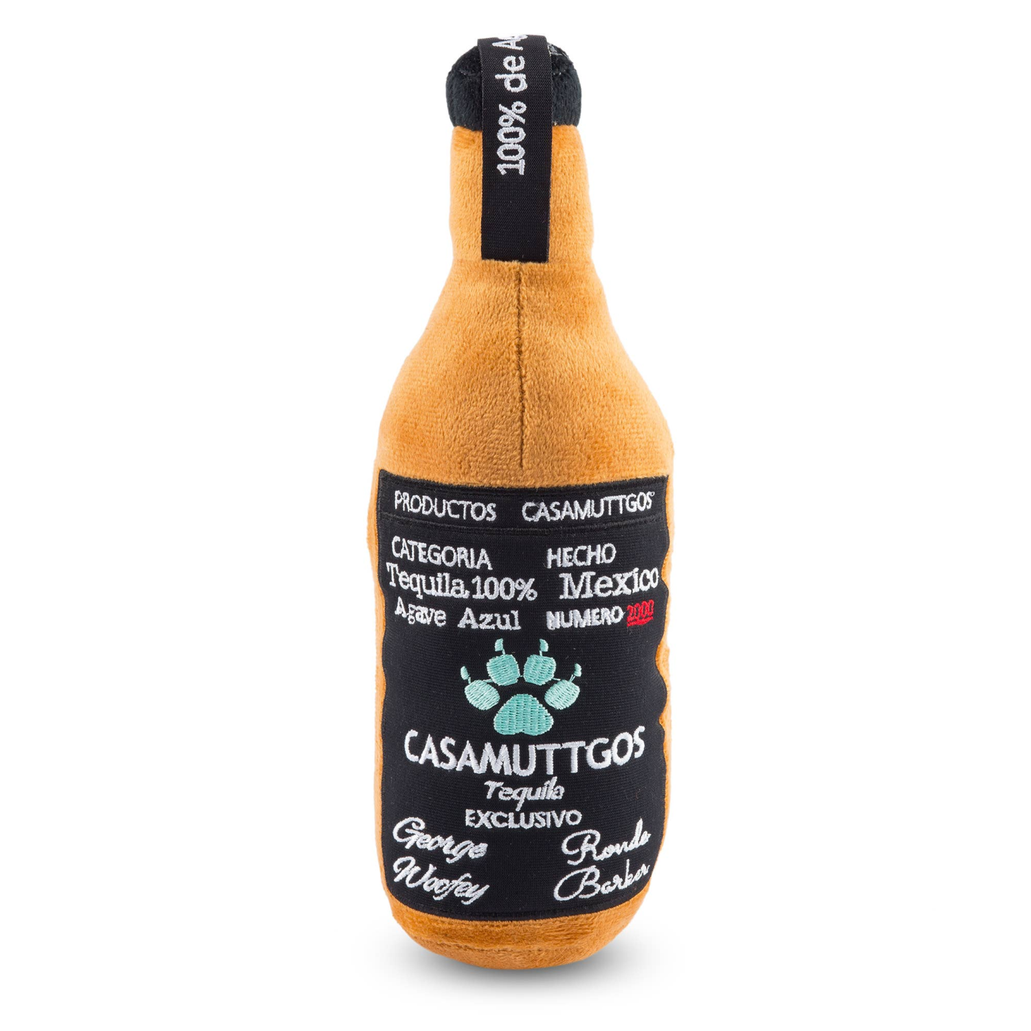 Haute Diggity Dog LLC Casamuttgos Tequila Toy Squeaker Dog Toy Dog Toys