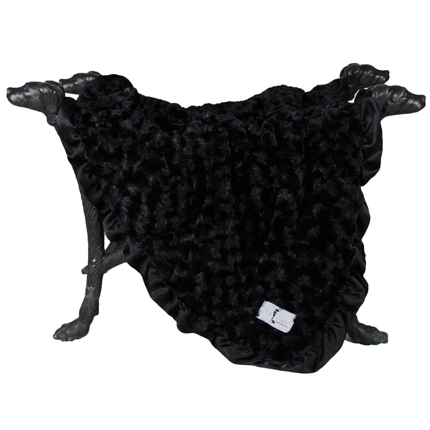 Hello Doggie Inc. Ruffle Baby Dog Blanket Blankets