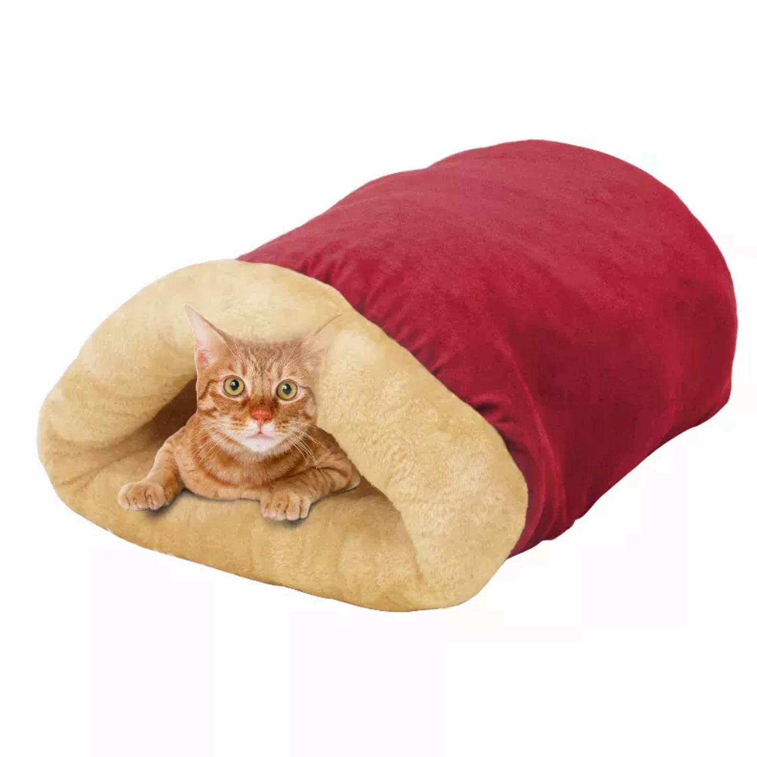 JESPET Inc GOOPAWS 4 in 1 Self Warming Burrow Cat Bed