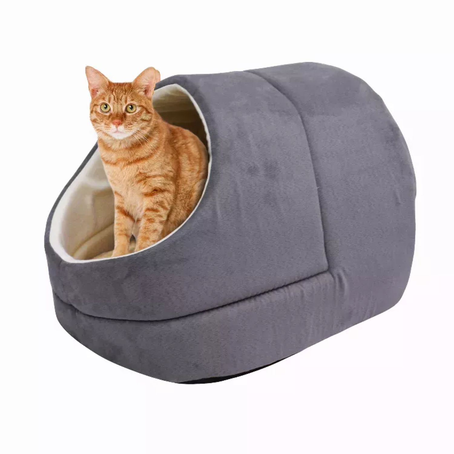 JESPET Inc GOOPAWS Cat Cave for Cat and Warming Burrow Cat Bed