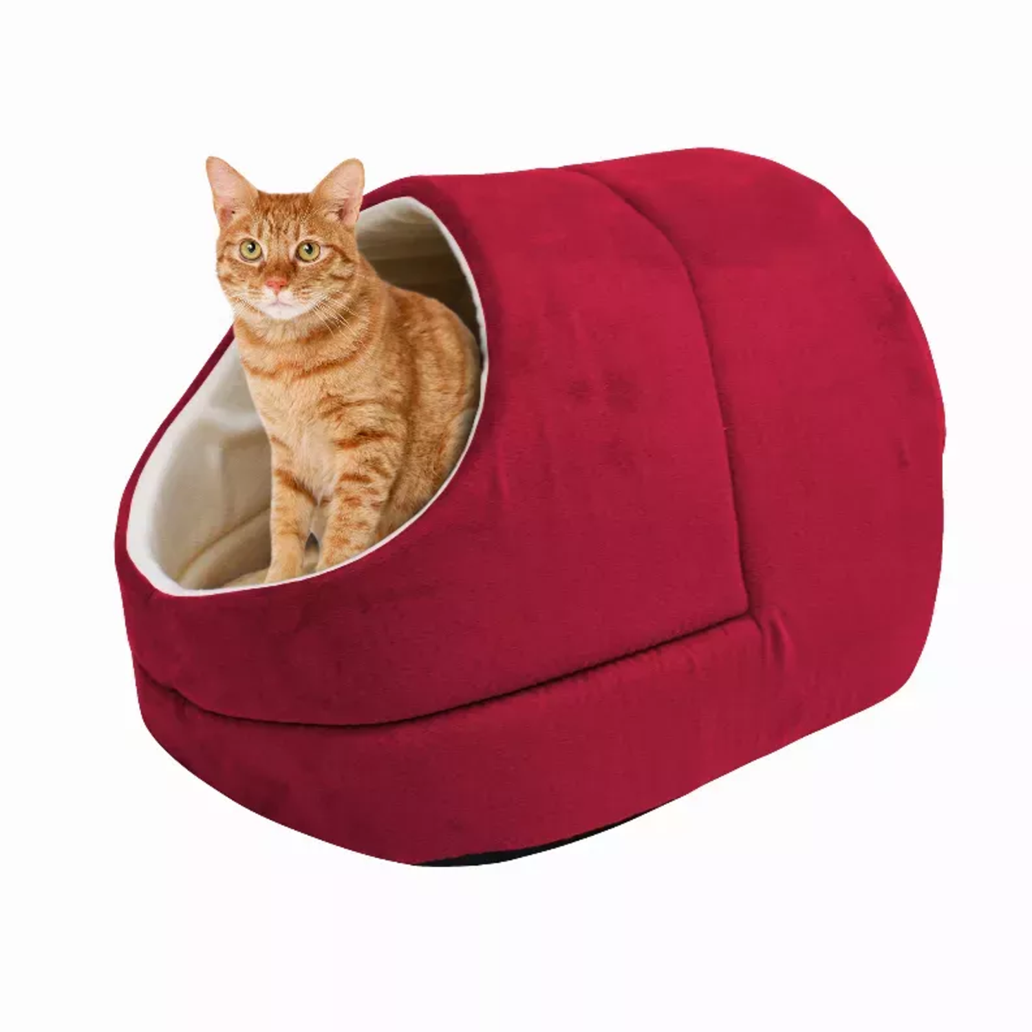 JESPET Inc GOOPAWS Cat Cave for Cat and Warming Burrow Cat Bed