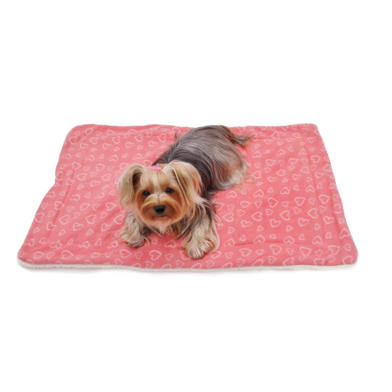 Klippo Pet Inc Blush of Love Fleece/Plush Blanket Dog Clothes