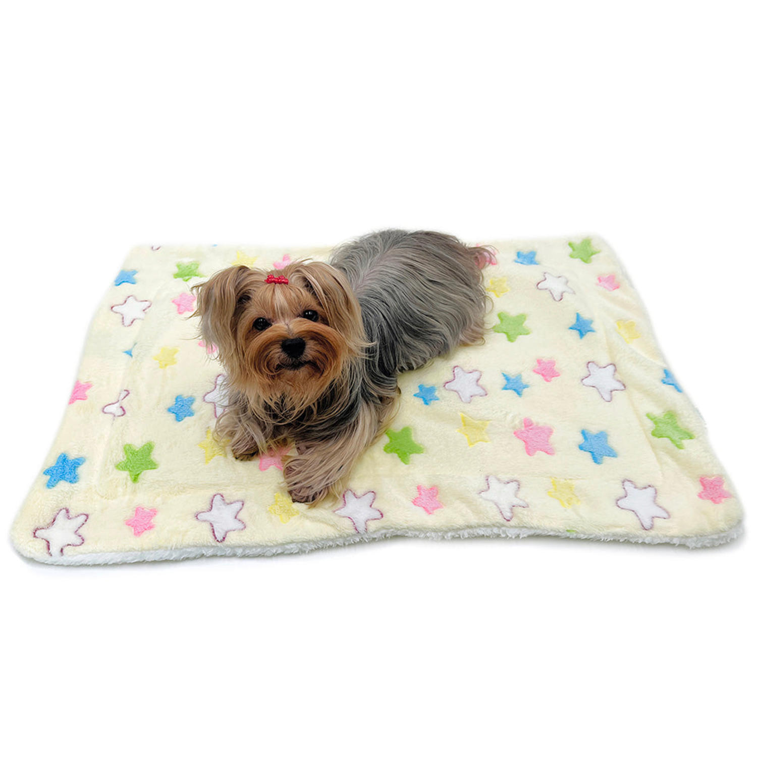 Klippo Pet Inc Ultra Plush Colorful Stars Blanket Dog Clothes