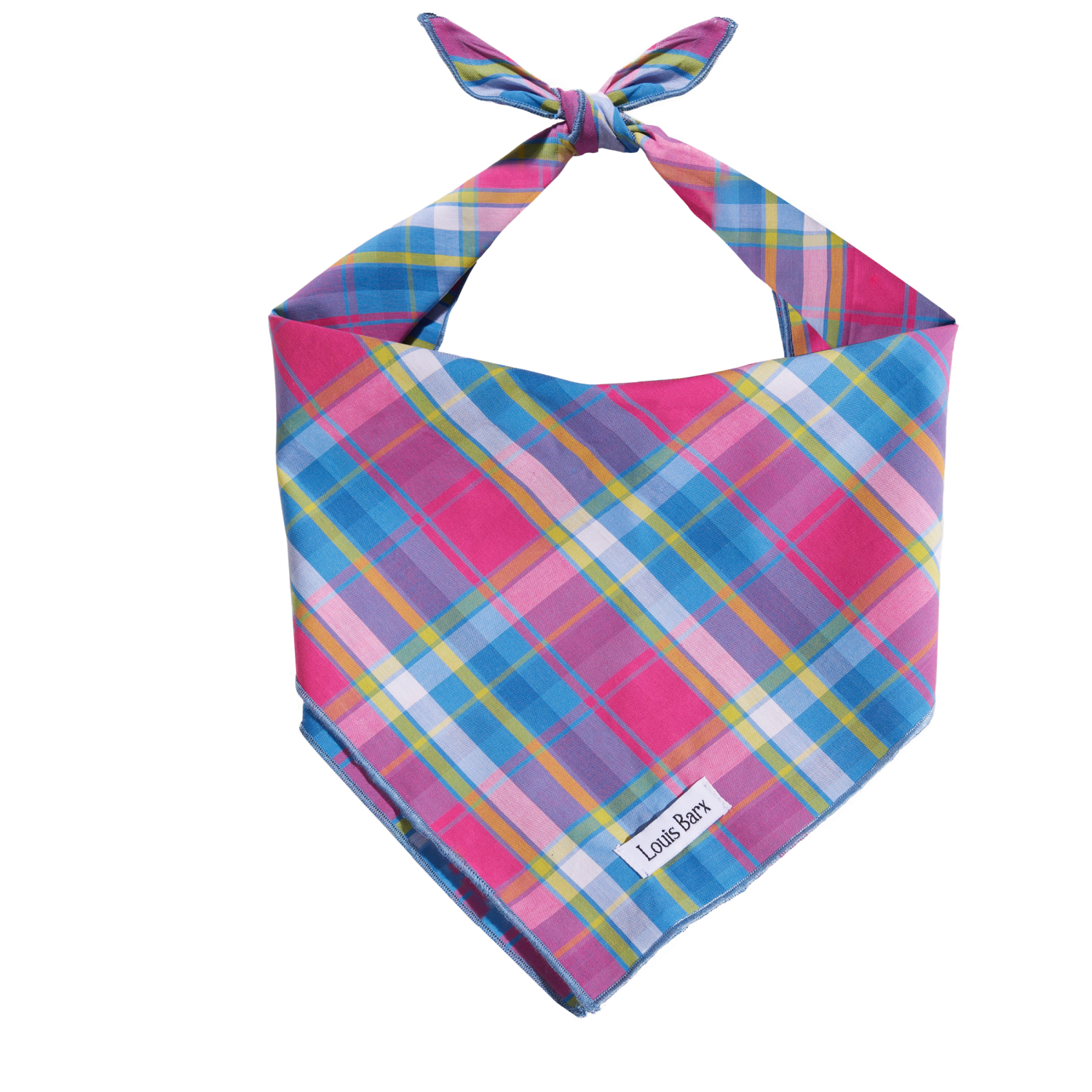 Louis Barx Colorful Plaid Bandana Dog Bandana