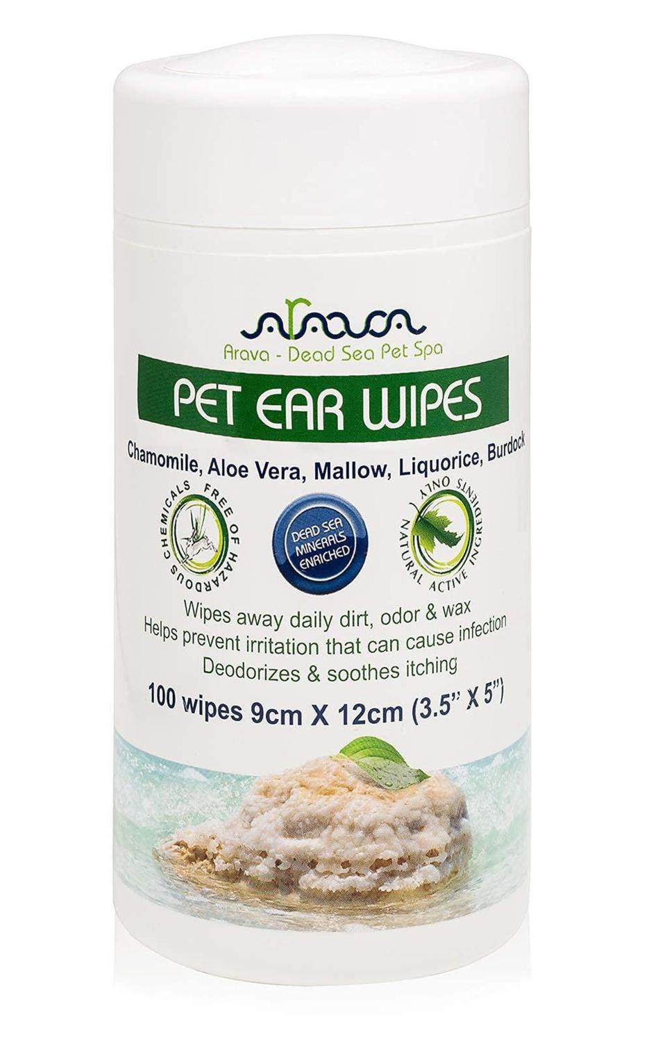 Onlihub Inc Ear Cleaner Wipes by Arava for Dogs Vitamins & Supplements