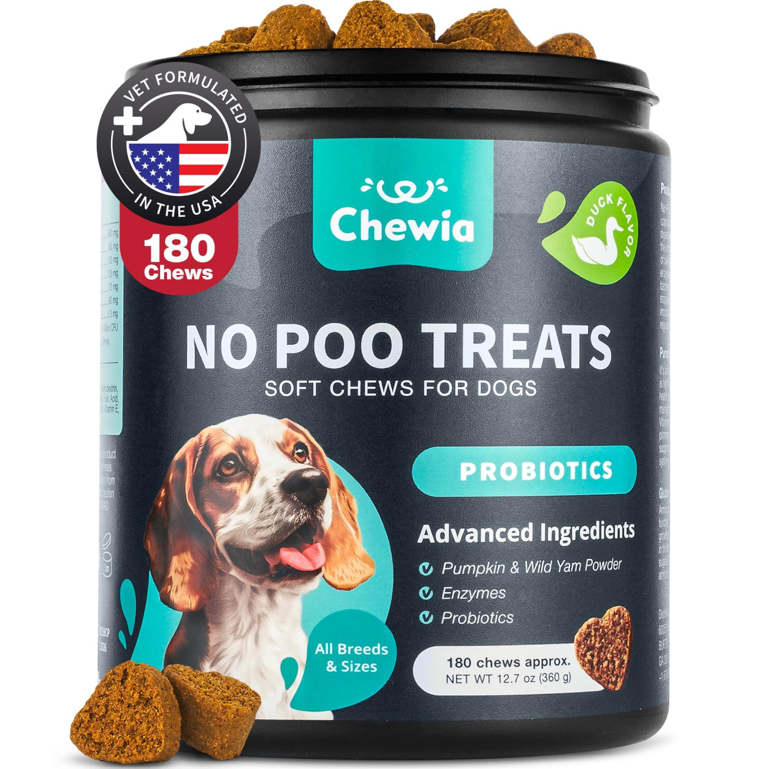 Onlihub Inc No Poo Chews for Dogs Vitamins & Supplements