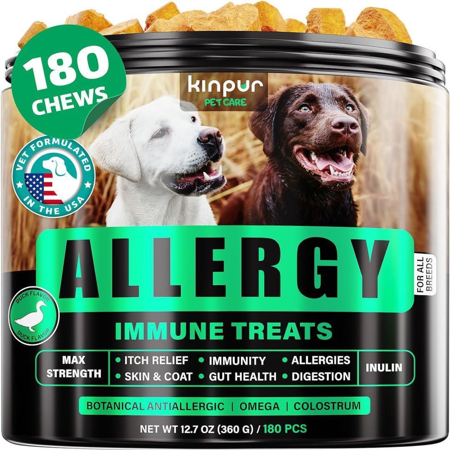 Onlihub Inc Natural Dog Allergy Chews for Dog Itch Vitamins & Supplements
